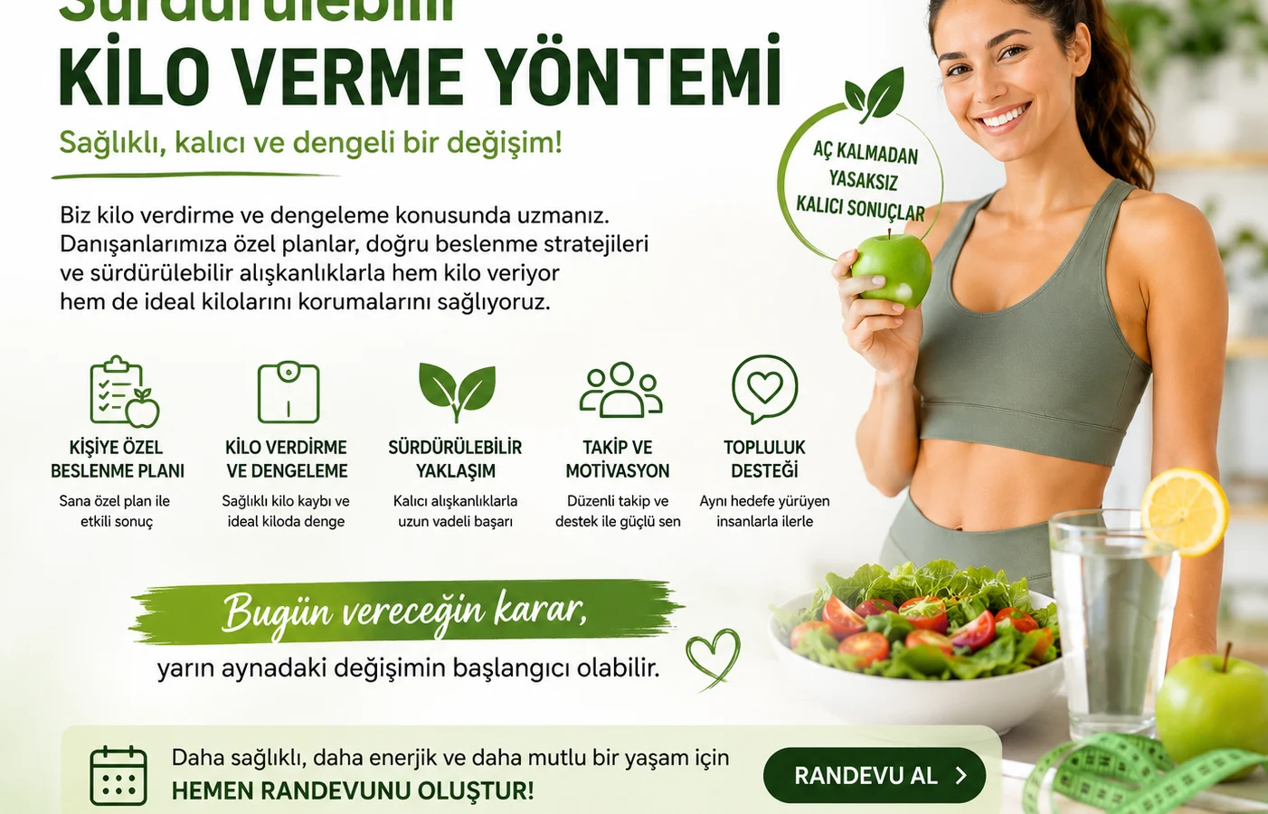 Sürdürülebilir Kilo Verme Yöntemi ile Kalıcı Sonuçlar
