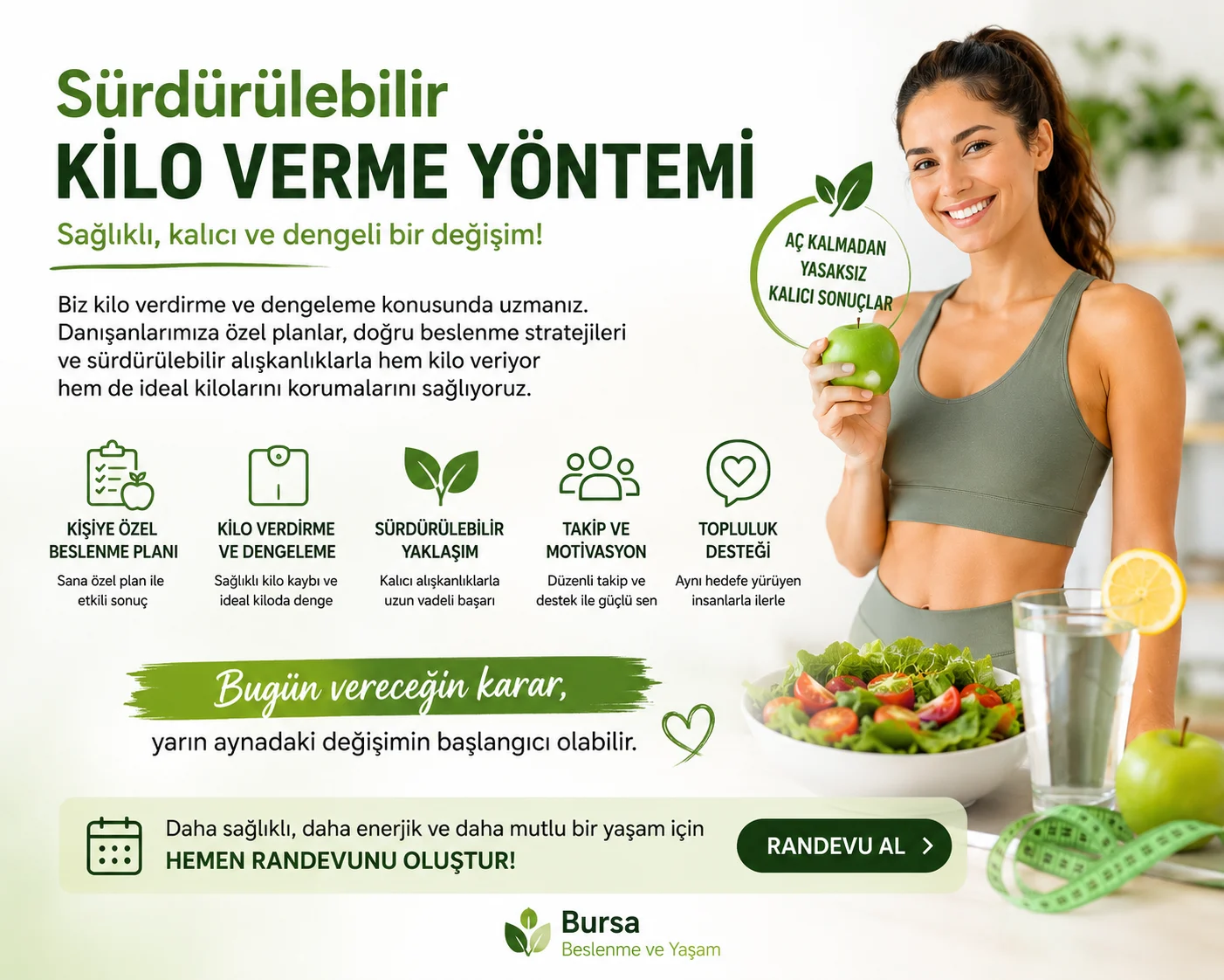 Sürdürülebilir Kilo Verme Yöntemi ile Kalıcı Sonuçlar