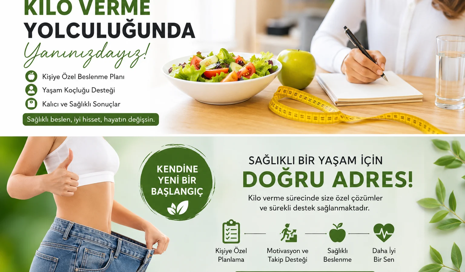 Kilo Verme ve Yaşam Koçluğu Desteği