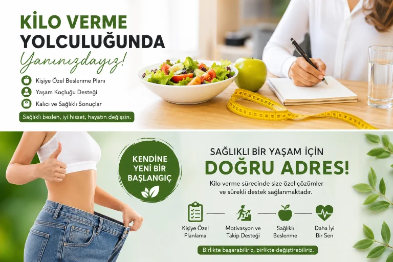 Kilo Verme ve Yaşam Koçluğu Desteği